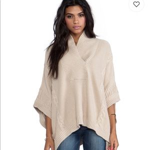 Central Park West Whistler Poncho Sweater.